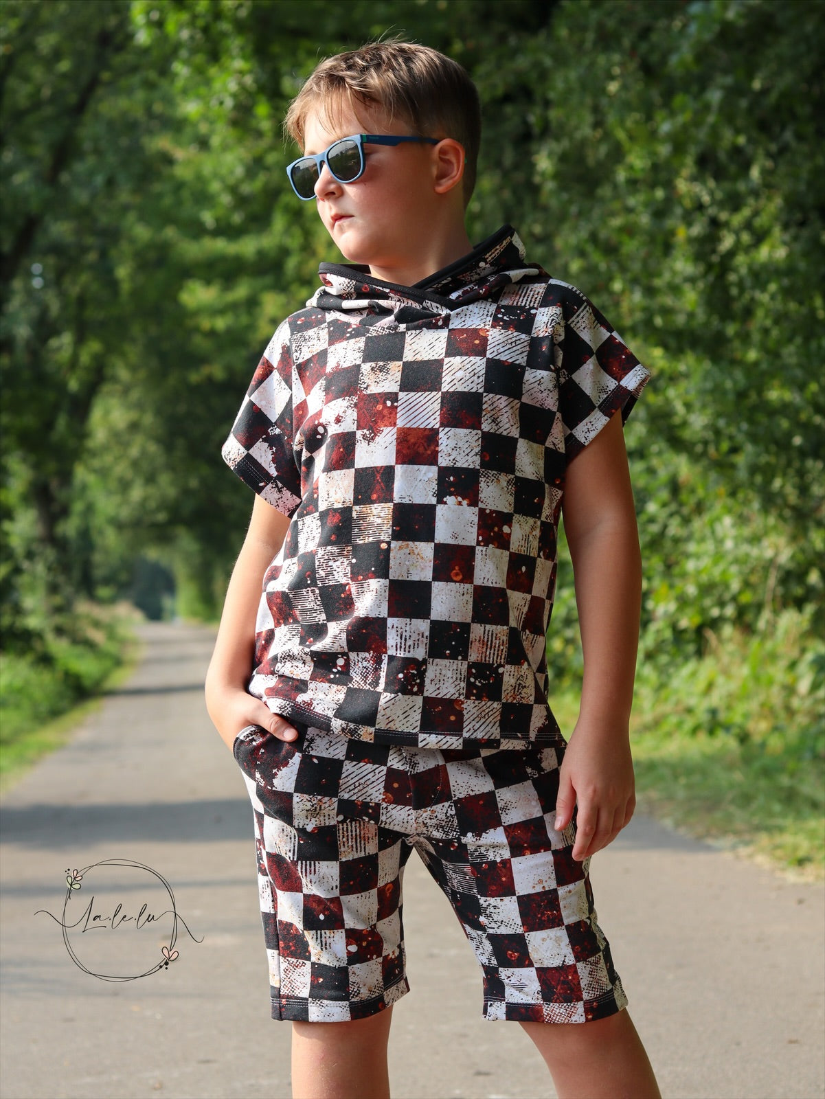 Braunes Schachbrett Eigenproduktion Dauervorbestellung